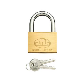 Candado de seguridad acero con protección exterior IP44 65mm - Cablematic