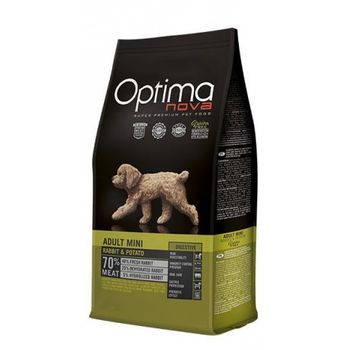 Optima Nova Adult Mini Rabbit & Potato - Saco De 8 Kg