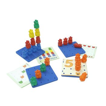 Juguete Didáctico Miniland Color Bears 108 Pcs