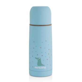 Termo Bebé Miniland Silky Thermos Blue 350ml Líquidos 24h