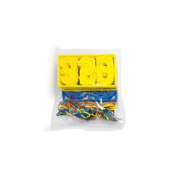 Juego Miniland Numeros Para Coser 7 Cm 40 Piezas + 20 Cordones