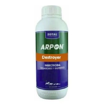 Zotal Arpon Destroyer Insecticida Rastreros Emulsionable Entornos Ganaderos, 1 Litro