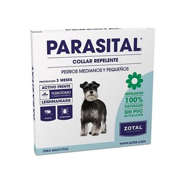 Parasital Collar Anti Parasitario Repelente Para Perros Medianos Y Pequeños