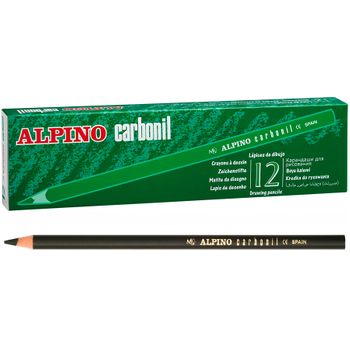 Lápices Carboncillo Alpino 12 Unidades