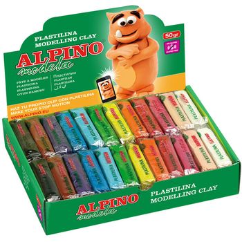 Plastilina Alpino 24 Pastillas De 50 Gr