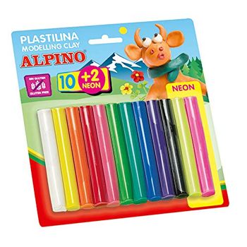 Alpino Dp000018 - Blister Con 12 Rollitos De Plastilina