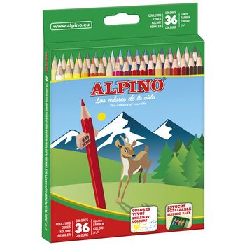 Lápices De Colores Alpino Clasic 36 Unidades