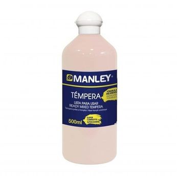 Manley Tempera Preparada Rosa Carne Botella De 500 Ml