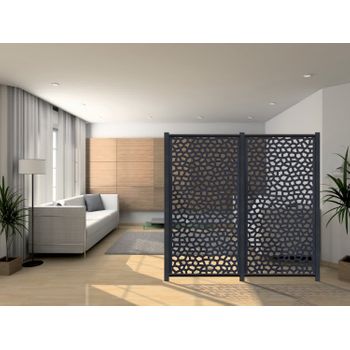 Panel Decorativo Mosaic Antracita 1x2 M