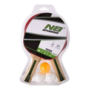 Juego Ping Pong Enebe Equipo 2 Palas+3 Pel