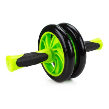 Rueda Abdominales Doble Max Sports Roly Verde/negro