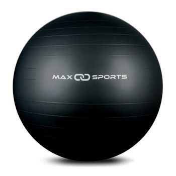 Pelota Fitness Gigante Max Sports Sena 85 Cm Negra