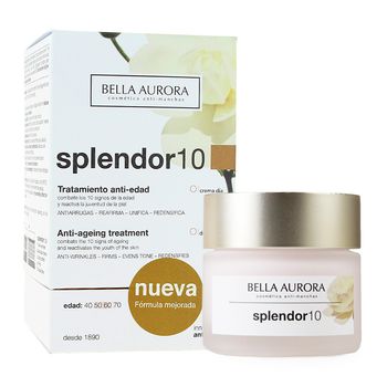 Crema Antiedad Splendor 10 Bella Aurora Spf 20 (50 Ml)