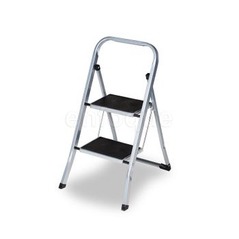 Metaltex PIRENEO - Escalera plegable (2 escalones, 18.5 x 20.9 x 32.7 in)