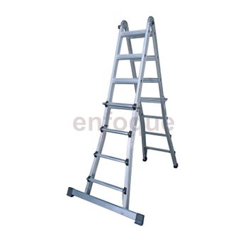 Escalera - Andamio Profesional De Aluminio 2x9 Peldaños Multiusos con  Ofertas en Carrefour