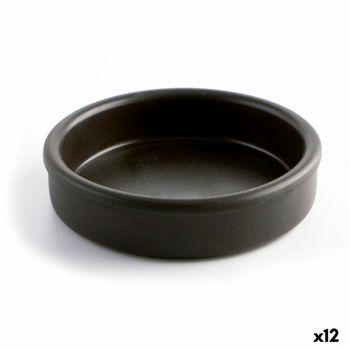 Cazuela Quid Negro Cerámica (ø 18 Cm) (12 Unidades)