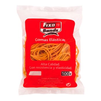 Pack 10 Unids - Gomas Elãsticas Fixo Bolsa 100 Gr. 2mmx12cm - Neoferr..