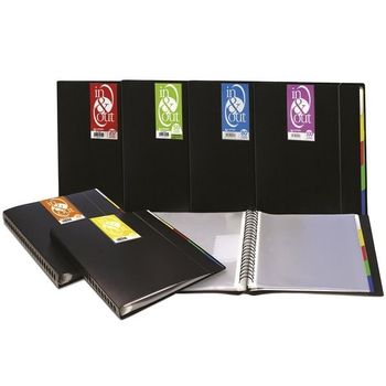 Grafoplas Carpeta In & Out Opaca Pp Rigido A4 Con 80 Fundas De Pp Removibles Calidad Extra