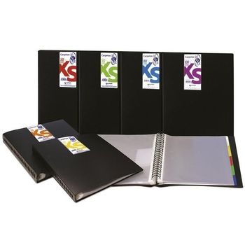 Grafoplas Carpeta In & Out Xs Con 5 Separadores Y 20 Fundas A4 De Pp Extraibles E Intercambiables Negro