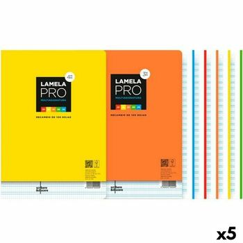 Hojas De Repuesto Lamela Multicolor A4 (5 Unidades)