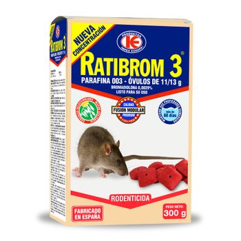 Ratonicida Parafina Ovulos 300 G - Finirat 3 - ..