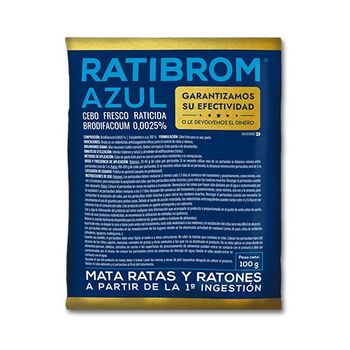 Muribrom Quimunsa Raticida Cebo Fresco Exprés 500g Veneno Ratones, Ratas Y  Roedores (brodifacoum) con Ofertas en Carrefour