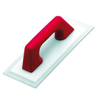 Llana Albañil Para Yeso Mango Cerrado Plastico 300x140mm Polietileno Antiadherente Rubi