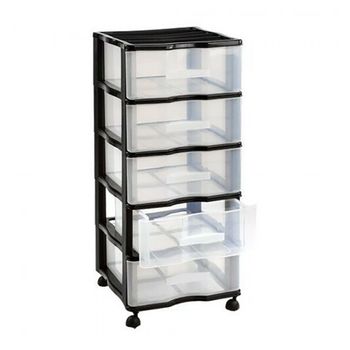 Organizador 3 Cajones Loira Ng 36x27x27cm - Plasticforte - 1123602.. con  Ofertas en Carrefour