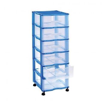 Cajonera Transparente Modular Plástico 4 Cajones 7x17x22cm con Ofertas en  Carrefour