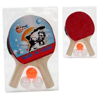 Juego Ping-pong 2 Raquetas+3 Bolas
