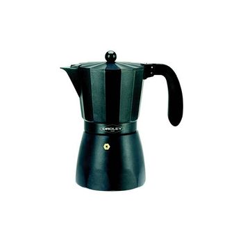 Cafetera Negra Oroley Touareg 6 Tazas