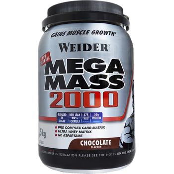 Weider Mega Mass 2000 1,5 Kg - Para El Crecimiento Muscular