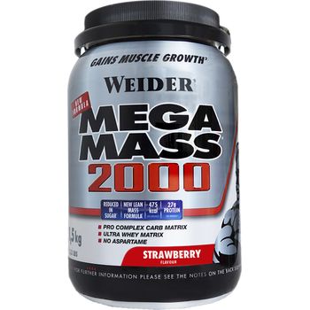 Weider Mega Mass 2000 1,5 Kg - Para El Crecimiento Muscular