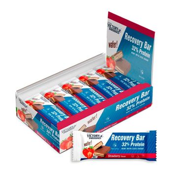 Victory Endurance - Recovery Bar 32% Whey Protein - 12 Barritas X 50 Gr -  Sabor: Fresa