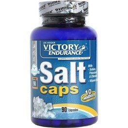 Victory Endurance Salt Caps. 90 Capsulas. Con Un Aporte Extra De Vitaminas D Y B1. Con Sodio, Potasio, Cloro, Calcio, Hierro, Magnesio, Yodo, Cobre, Manganeso, Selenio.