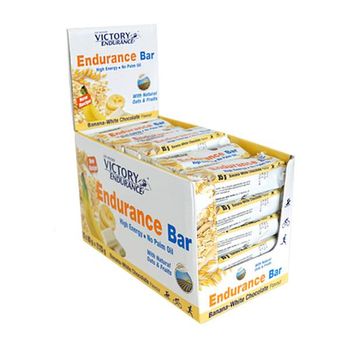 Victory Endurance - Endurance Bar - 25 Barritas X 85 Gr -  Sabor: Banana Y Chocolate Blanc