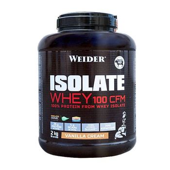 Weider- Isolate Whey 100 Cfm 2 Kg - 100% Aislado De Proteina De Suero -  Sabor: Vainilla