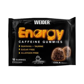 Energy Caffeine Gummies, 16 Gom. Weider