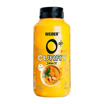 Weider - Salsas 0 % 265 Ml - Salsa Zero Grasas -  Sabor: Curry