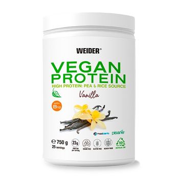 Weider - Vegan Protein 750 G - Proteínas De Guisante (pisane C9) Y Arroz De Alta Calidad -