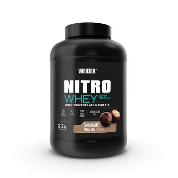 Weider Nitro Whey Super Fórmula Chocolate Praliné 2.2 Kg