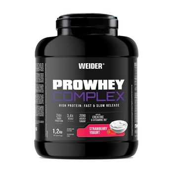 Weider - Pro Whey Complex  1,2 Kg - Proteína Completa En Vitaminas -  Sabor: Yogur De Fres