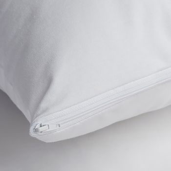 Funda De Almohada Impermeable M/ Punto Algodón Medida 135