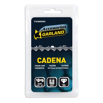 Cadena Motosierra 3/8 56e - Garland - 7103805056..