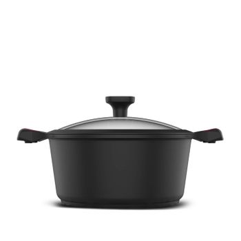 Batería Cocina Inducción 3 Piezas Aluminio Fundido Antiadherente Ilag Sin  Pfoa Set Cazuelas Sartén Negro Smile Wood con Ofertas en Carrefour