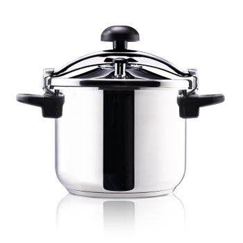 Olla A Presión 6 + 4 Litros, Inducción, Express Super Rápida, Acero Inox.  18/10, Todas Cocinas Plata Fagor Duo 6/4 con Ofertas en Carrefour