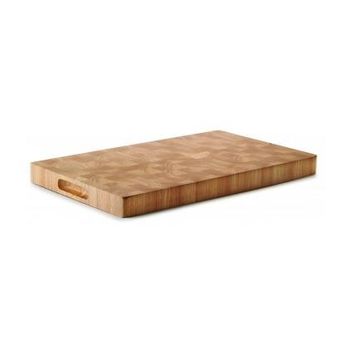 Tabla Corte Rubber Wood Lacor 530x325x40 Cm