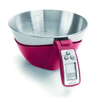 Balanza Electrónica De Cocina, Hasta 5 Kg De Capacidad, Bascula De Cocina  Con Bol, Bascula Cocina Digital, Varias Unidades De Medida, Color Verde.  con Ofertas en Carrefour