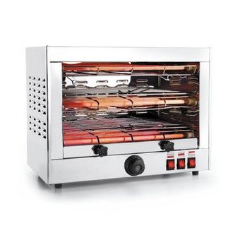 Tostador Horizontal Xxl (35 X 25 Cm) Jata Tt5016 Con 5 Barras De Cuarzo.  Mueble Y Parrilla De Acero Inox. 3 Potencias De Calor con Ofertas en  Carrefour