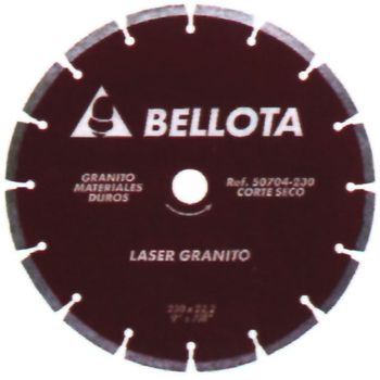 Disco Diamante Granito - Bellota - 50704 - 230 Mm..